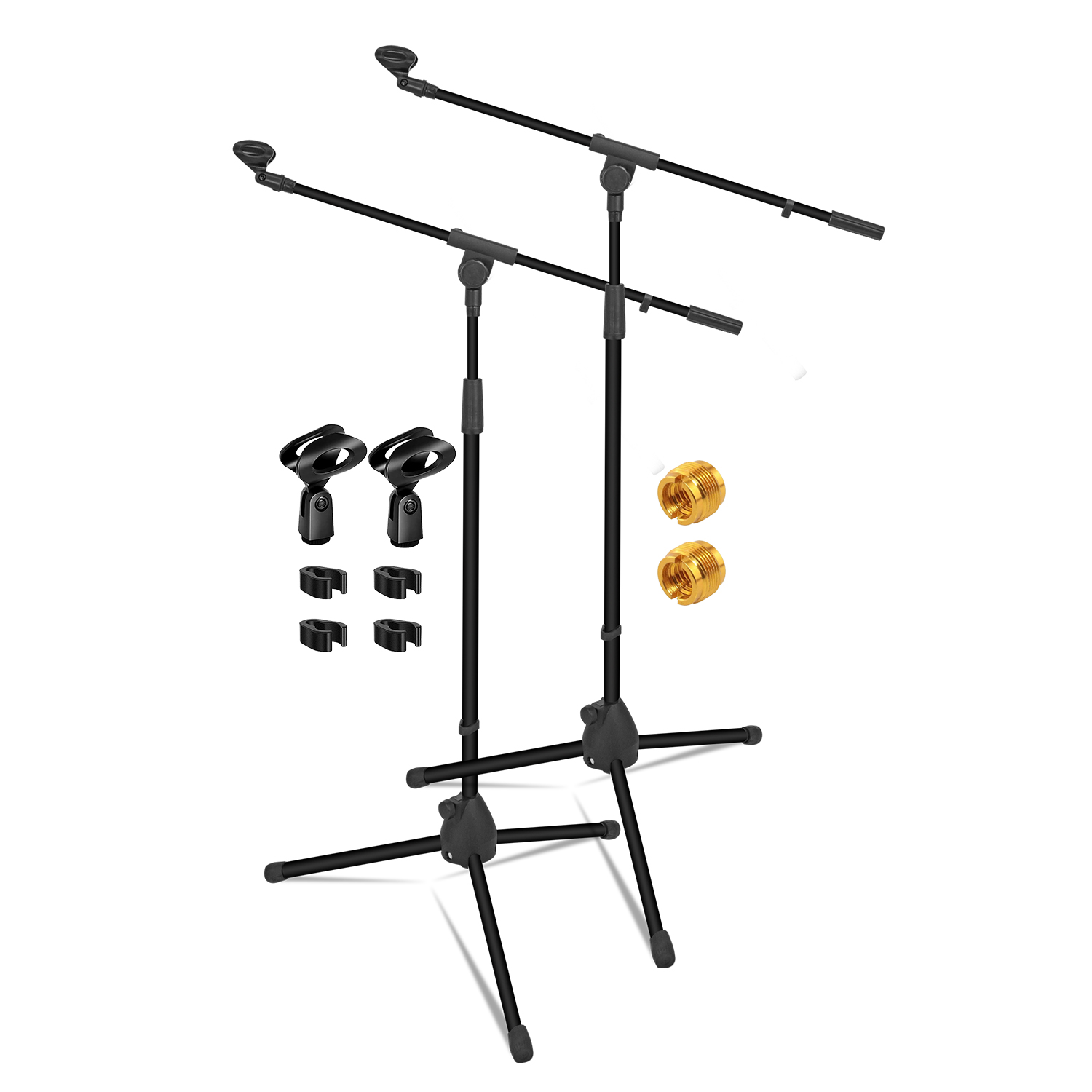 Microphone Stand Boom Arm Floor - 5 Core Mic Stand Floor Pair