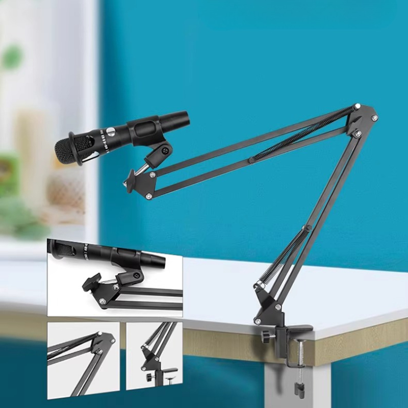 Microphone Stand Boom Arm Floor - Desktop Microphone Stand Boom Arm with