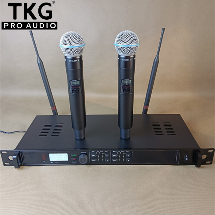 Uhf Wireless Microphone System Dual Channel - 635-668nhz ULXD4D True Diversity uhf performance