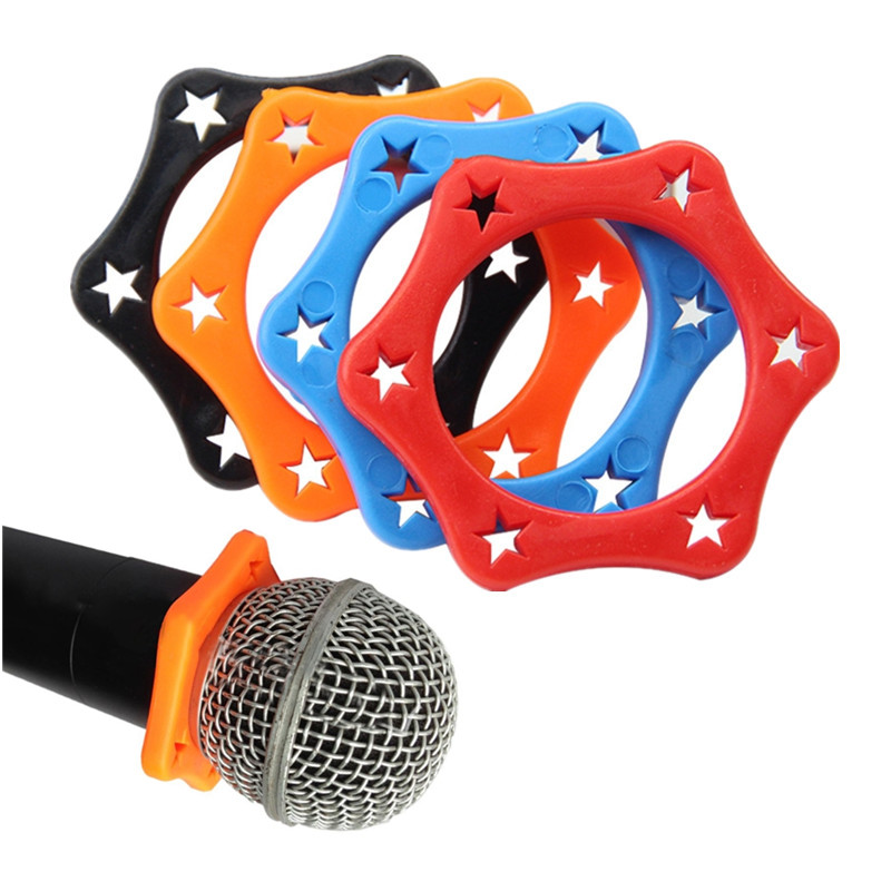 Microphone Shock Mount Universal - 5Pcs Silicone Wireless Handheld Microphone Holder