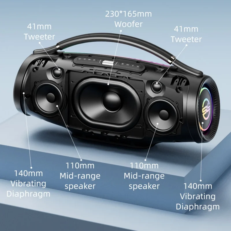SODLK S1622 500W Outdoor Bluet - Karaoke Machine Portable With 2 Mic ulasan dan harga
