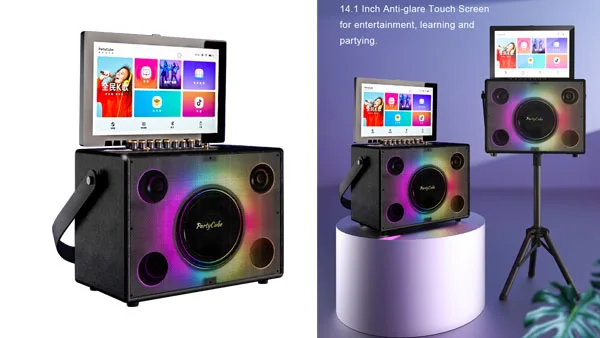Entertainment Portable Karaoke - Karaoke Machine Portable With 2 Mic ulasan dan harga