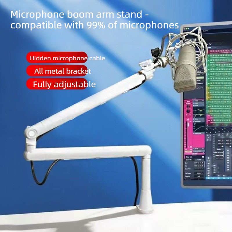 Boom Arm Microphone Stand Desk - Microphone Stand Boom Arm Floor ulasan dan harga