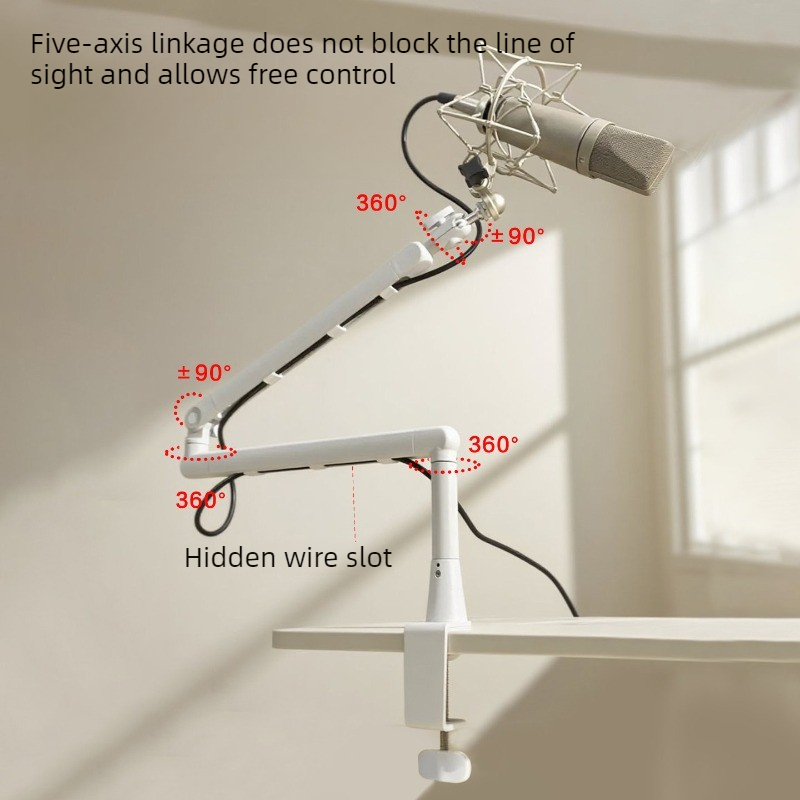 Boom Arm Microphone Stand Desk - Microphone Stand Boom Arm Floor ulasan dan harga