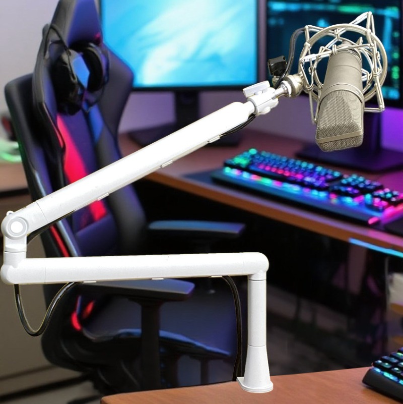 Boom Arm Microphone Stand Desk - Microphone Stand Boom Arm Floor ulasan dan harga