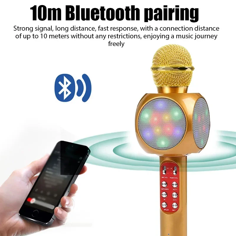 WS1816 Wireless Children Karao - Bluetooth Karaoke Microphone Handheld ulasan dan harga