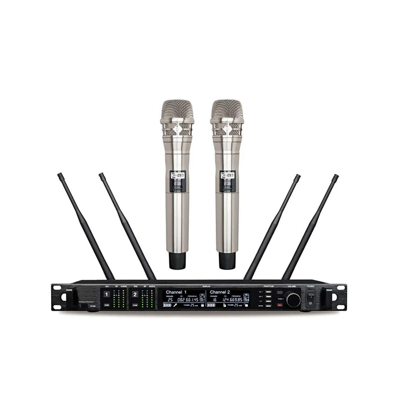 Best EIF AD4D Handheld Lavalie - Wireless Lavalier Microphone Dual Receiver ulasan dan harga