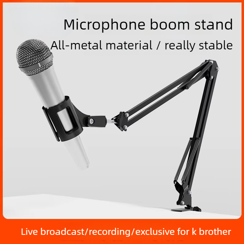 Desktop Microphone Stand Boom  - Microphone Stand Boom Arm Floor ulasan dan harga