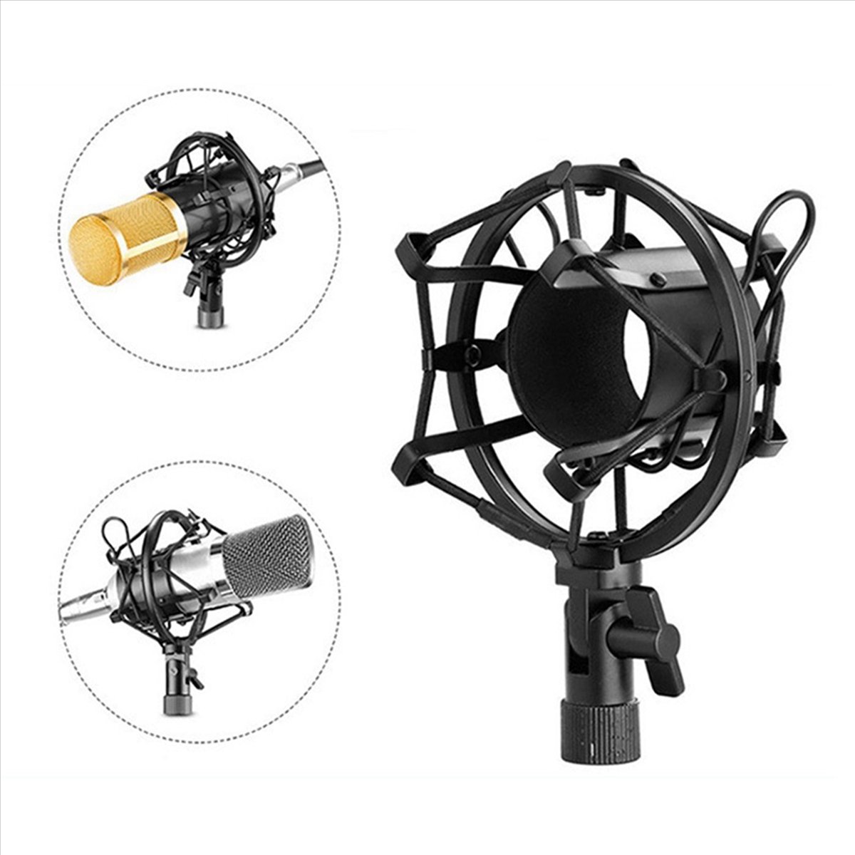 【A21Z】 Universal Shock Mount f - Microphone Shock Mount Universal ulasan dan harga