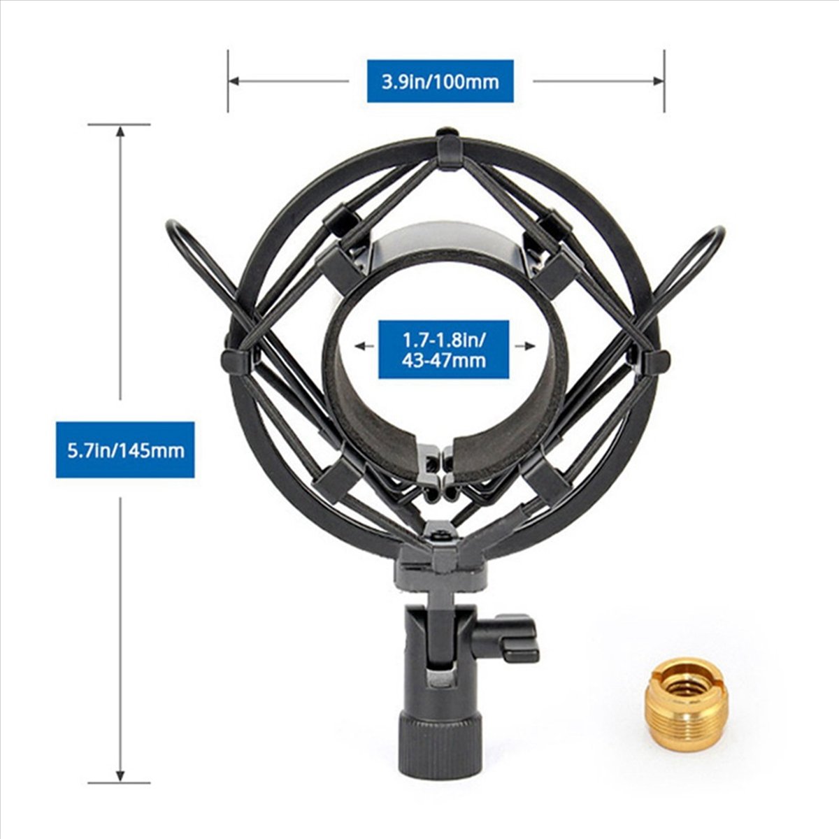 【A21Z】 Universal Shock Mount f - Microphone Shock Mount Universal ulasan dan harga