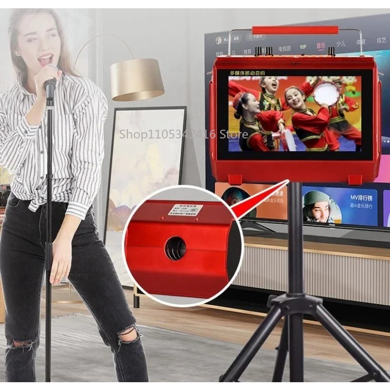 20W Portable Karaoke Machine w - Karaoke Machine Portable With 2 Mic ulasan dan harga