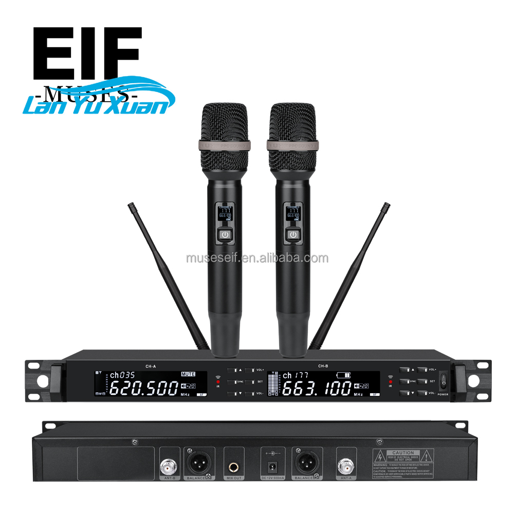 2026 Wireless Microphone Syste - Uhf Wireless Microphone System Dual Channel ulasan dan harga