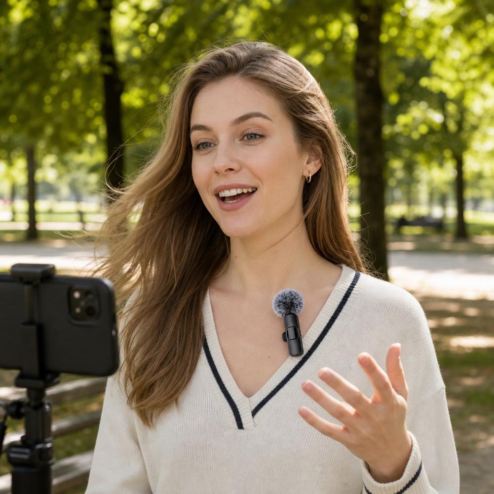 Wireless Lavalier Microphone O - Wireless Lavalier Microphone Dual Receiver ulasan dan harga