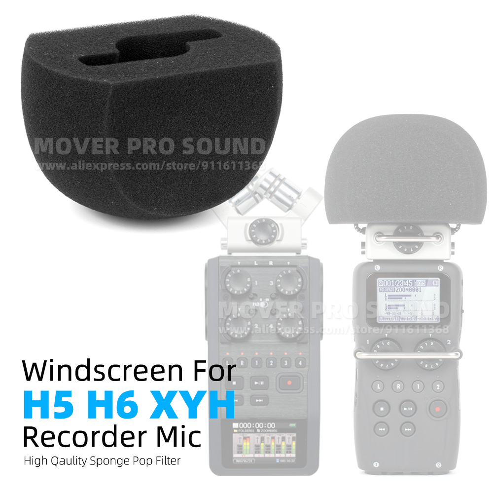 For ZOOM H5 H6 XYH-5 XYH-6 Win - Microphone Pop Filter Foam Windscreen ulasan dan harga