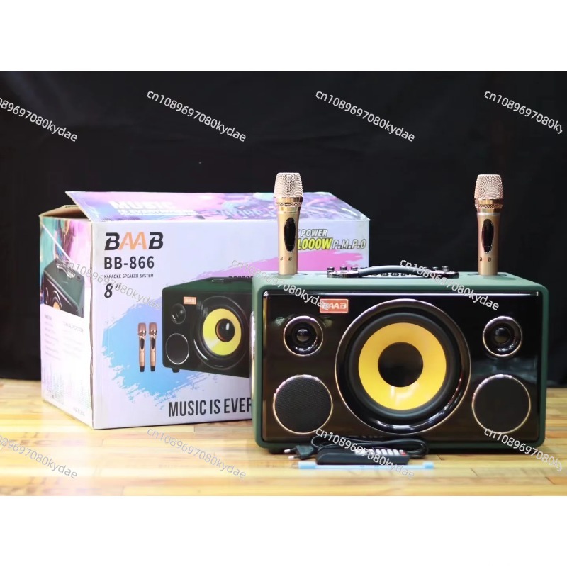 Professional 8-Inch HIFI Bass  - Karaoke Speaker System 100W Rgb ulasan dan harga