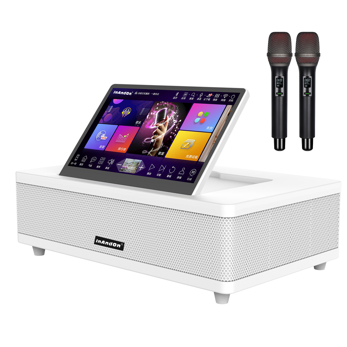 12.2''Touch Screen Karaoke Mac - Karaoke Machine Portable With 2 Mic ulasan dan harga