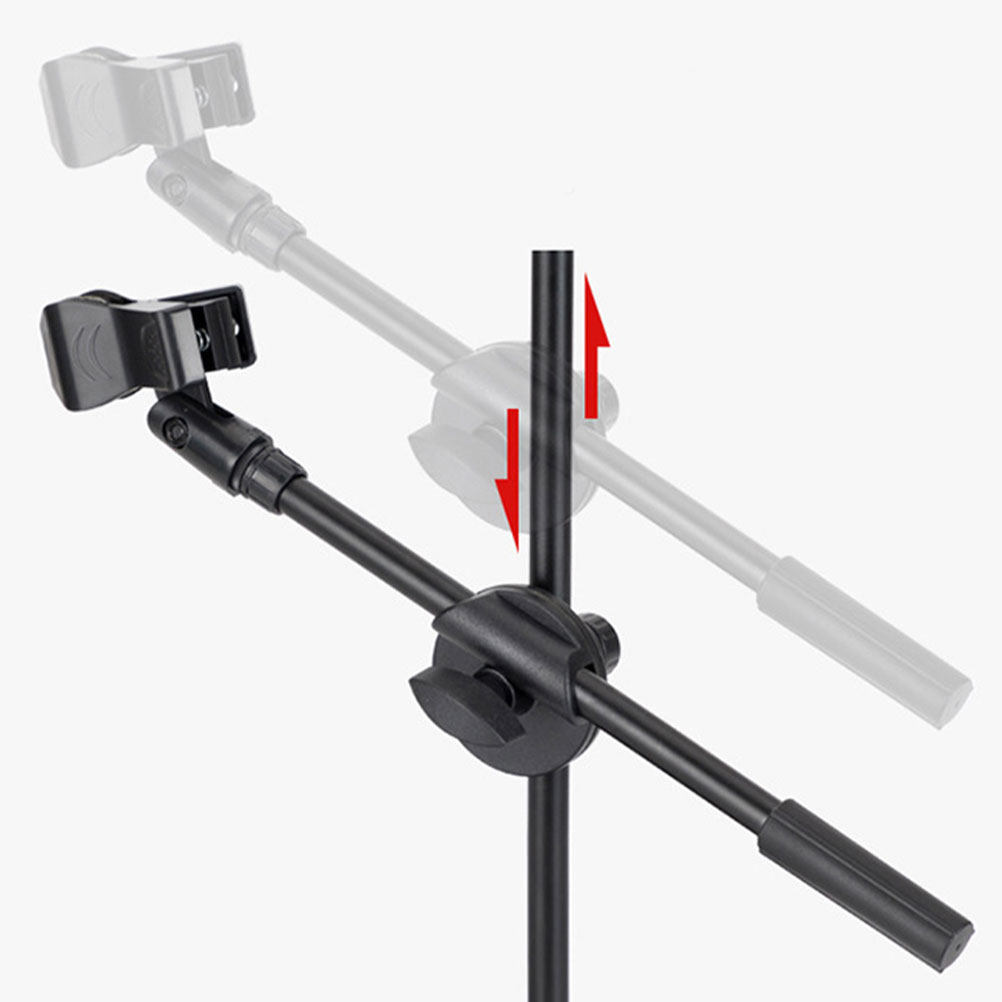 2Pcs Universal Adjustable Hori - Microphone Stand Boom Arm Floor ulasan dan harga