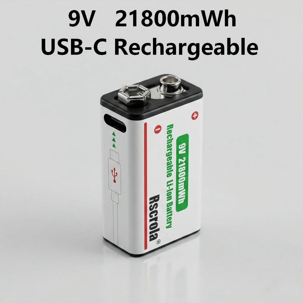 New 1-10PCS Hot Selling 9 Volt - Rechargeable Wireless Mic Lithium Battery ulasan dan harga