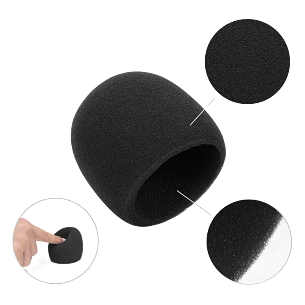 1/2/3pcs Microphone Sponge Foa - Microphone Pop Filter Foam Windscreen ulasan dan harga