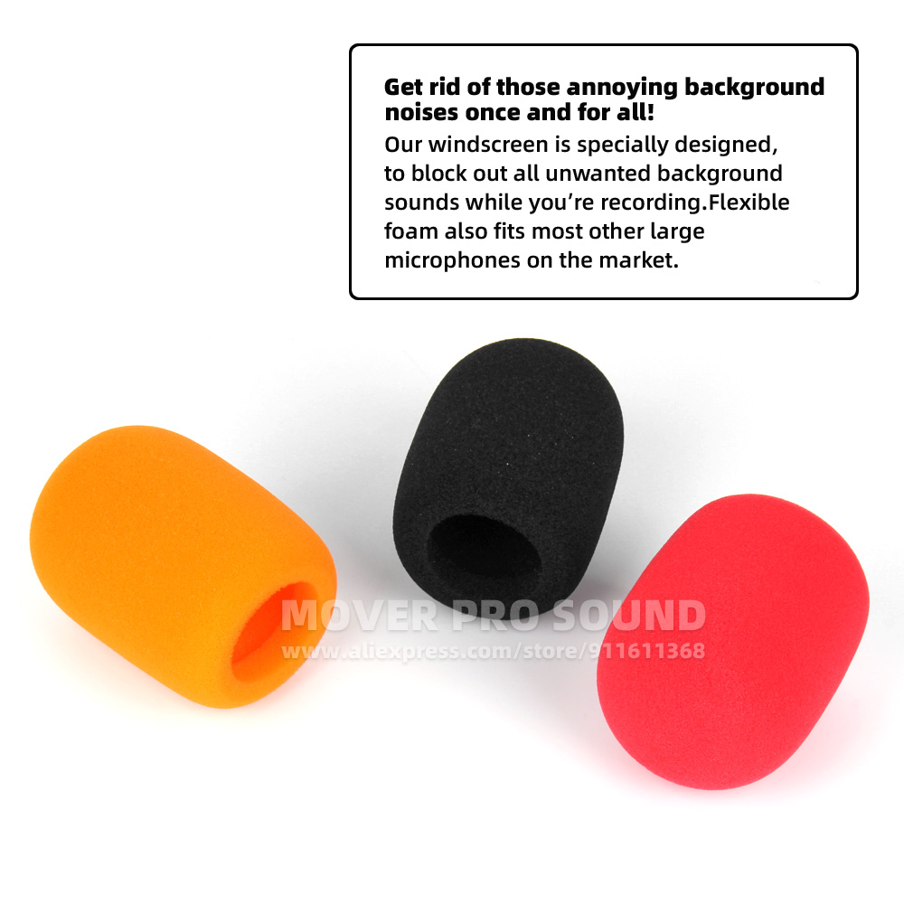 2PCS SnapVox Compatible With D - Microphone Pop Filter Foam Windscreen ulasan dan harga