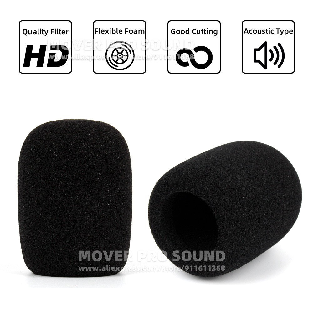 2PCS SnapVox Compatible With D - Microphone Pop Filter Foam Windscreen ulasan dan harga