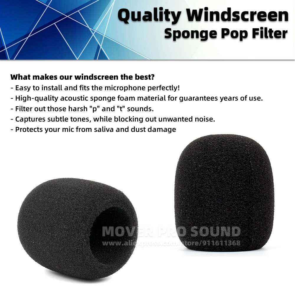 Compatible SONY PCM-A10 PCM A1 - Microphone Pop Filter Foam Windscreen ulasan dan harga