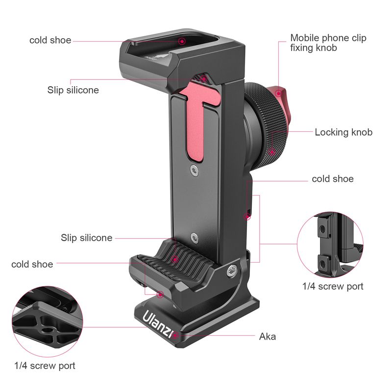 Ulanzi ST-27 Phone Holder Meta - Microphone Shock Mount Universal ulasan dan harga