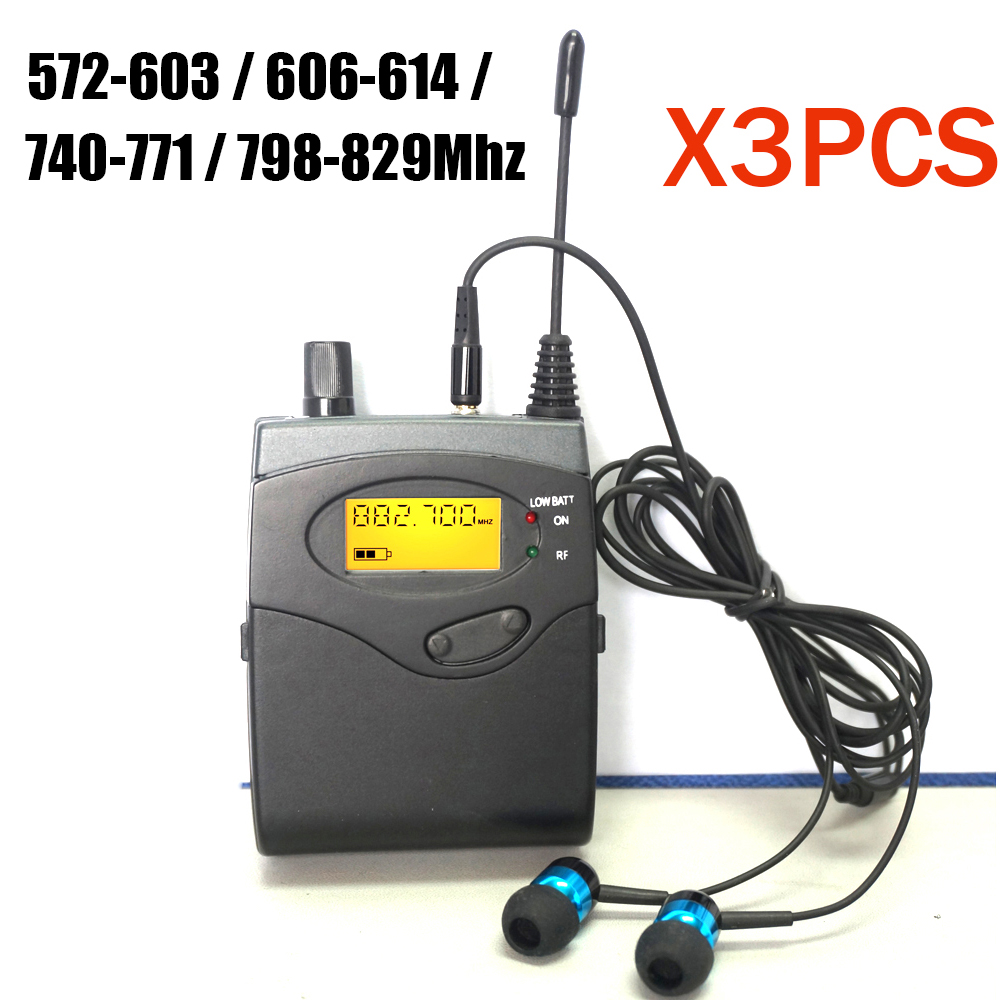 Leicozic 3 Pieces BK2050 Recei - Wireless Lavalier Microphone Dual Receiver ulasan dan harga