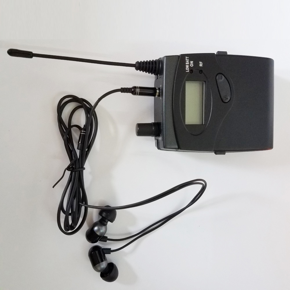 Leicozic 3 Pieces BK2050 Recei - Wireless Lavalier Microphone Dual Receiver ulasan dan harga