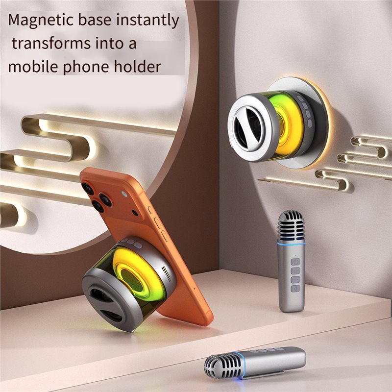 AA60 Microphone Speaker Magnet - Bluetooth Karaoke Microphone Handheld ulasan dan harga