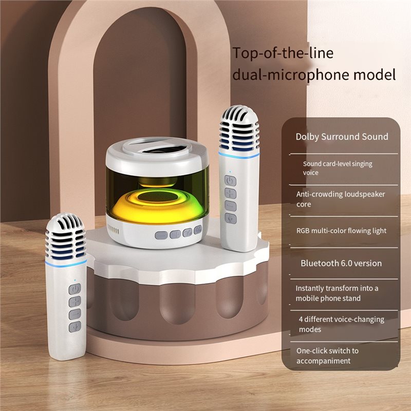 AA60 Microphone Speaker Magnet - Bluetooth Karaoke Microphone Handheld ulasan dan harga