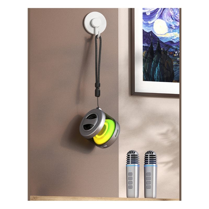 AA60 Microphone Speaker Magnet - Bluetooth Karaoke Microphone Handheld ulasan dan harga