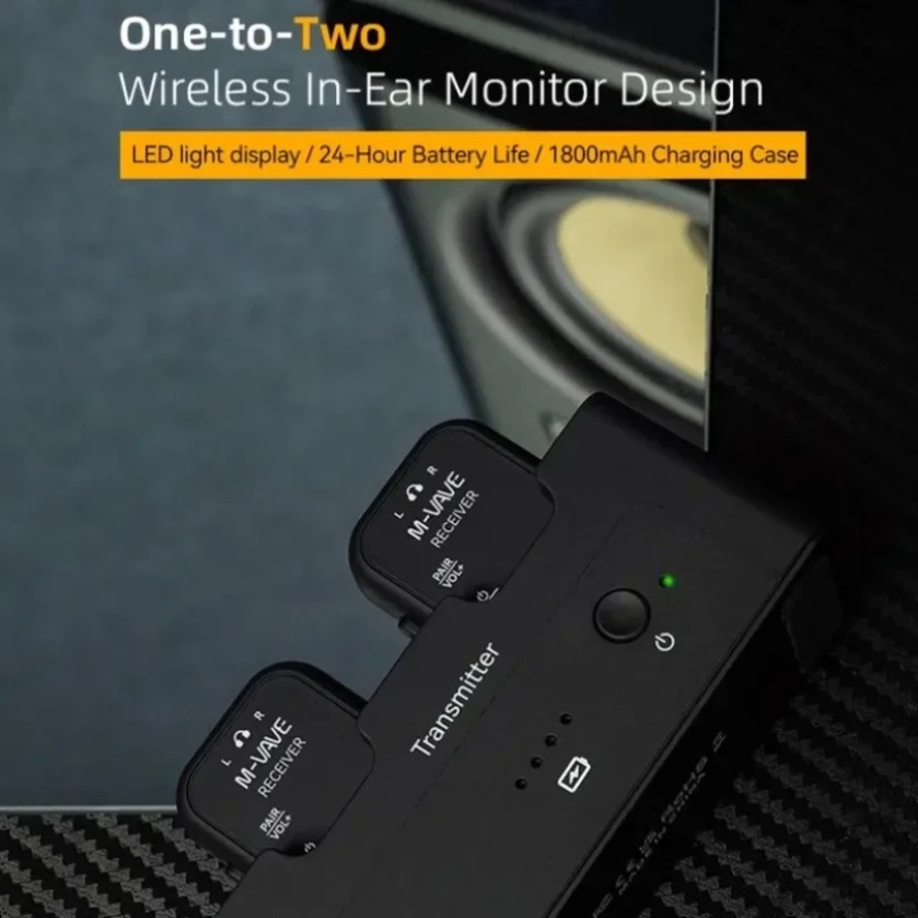 M-VAVE SWS12 Dual Receiver Wir - Wireless Lavalier Microphone Dual Receiver ulasan dan harga