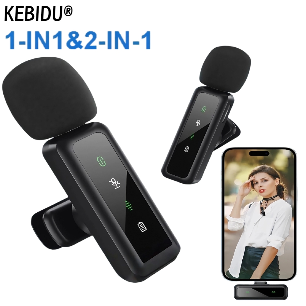 Lavalier Wireless Microphone 8 - Rechargeable Wireless Mic Lithium Battery ulasan dan harga
