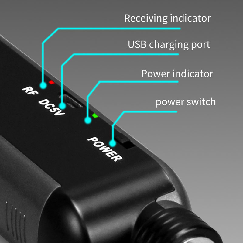 YARMEE UHF Wireless Microphone - Rechargeable Wireless Mic Lithium Battery ulasan dan harga