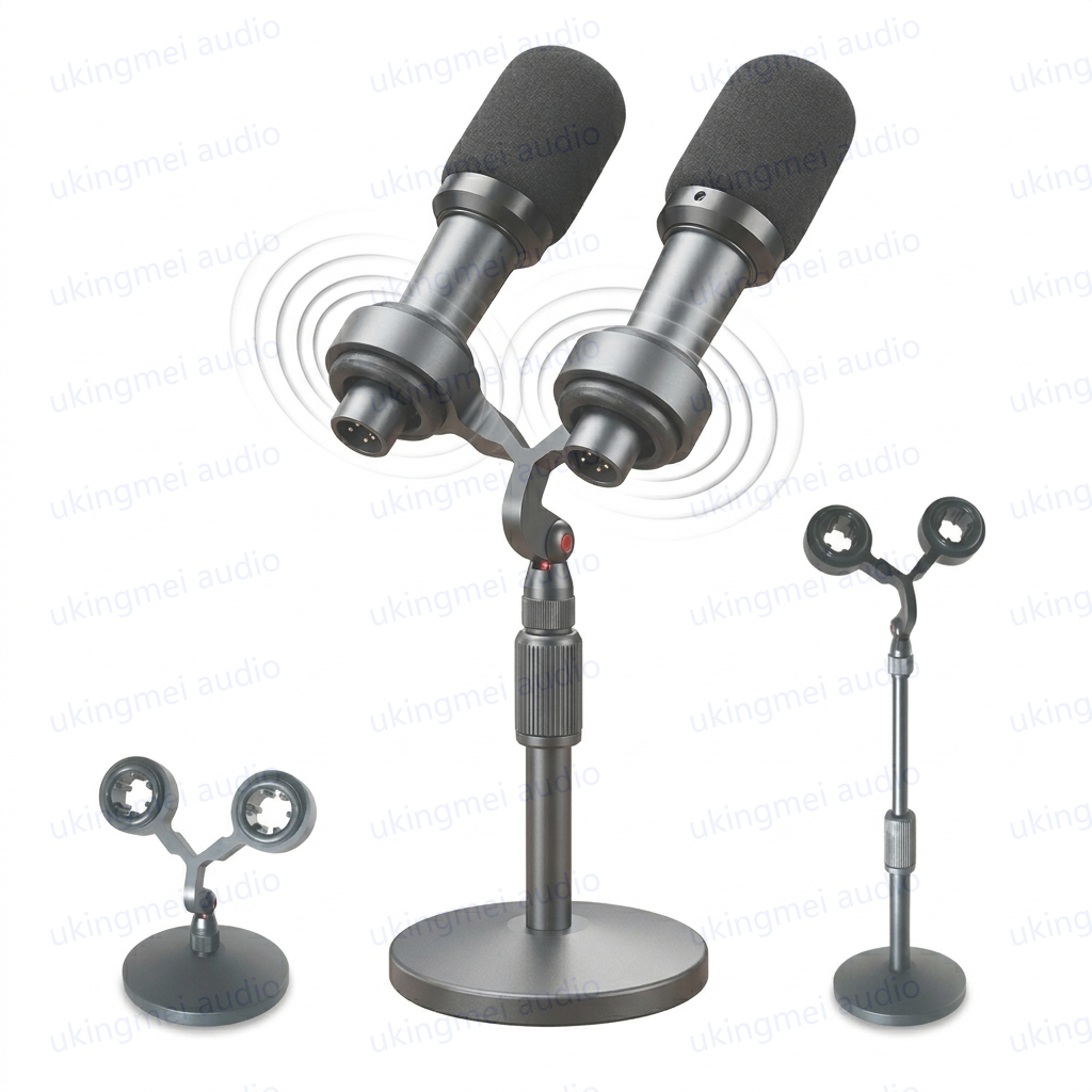 VIP55SM Dual Microphone Instal - Microphone Shock Mount Universal ulasan dan harga