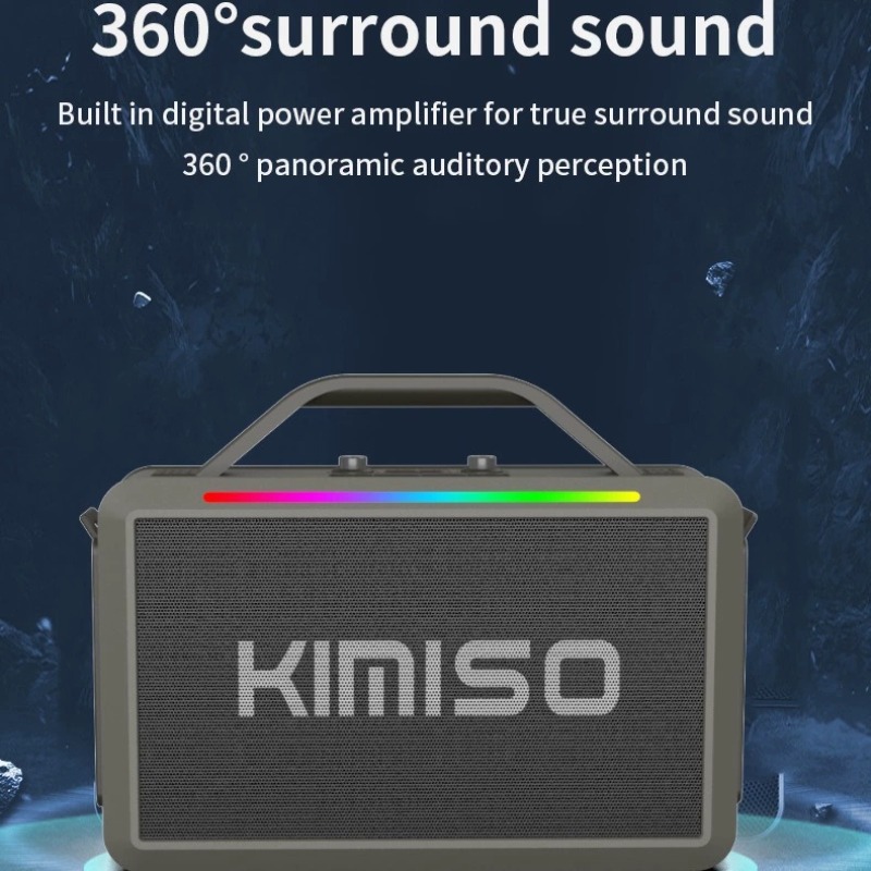 Original KIMISO KMS-252 Portab - Karaoke Machine Portable With 2 Mic ulasan dan harga