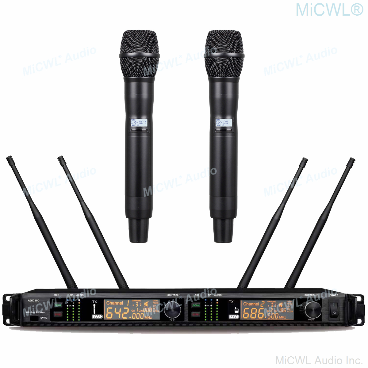 Dual Channel UHF AD2 AD4D Digi - Uhf Wireless Microphone System Dual Channel ulasan dan harga