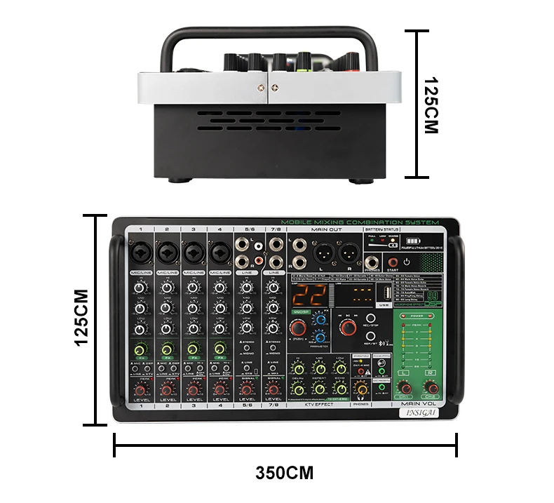 Rechargeable 18000mA Battery 8 - Karaoke Amplifier Mixer Bluetooth ulasan dan harga