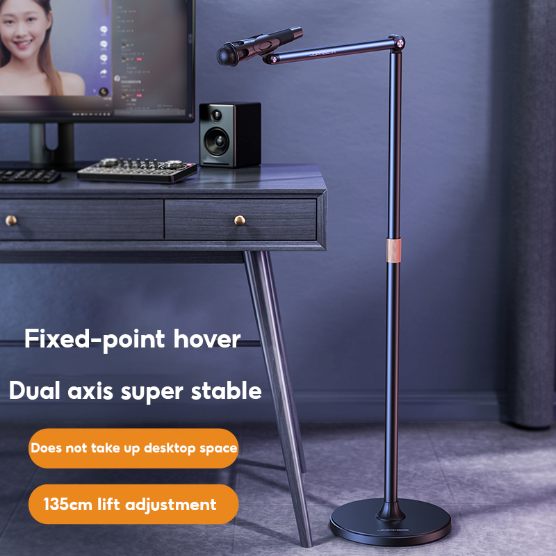 MoZhao Microphone Stand Floor  - Microphone Stand Boom Arm Floor ulasan dan harga