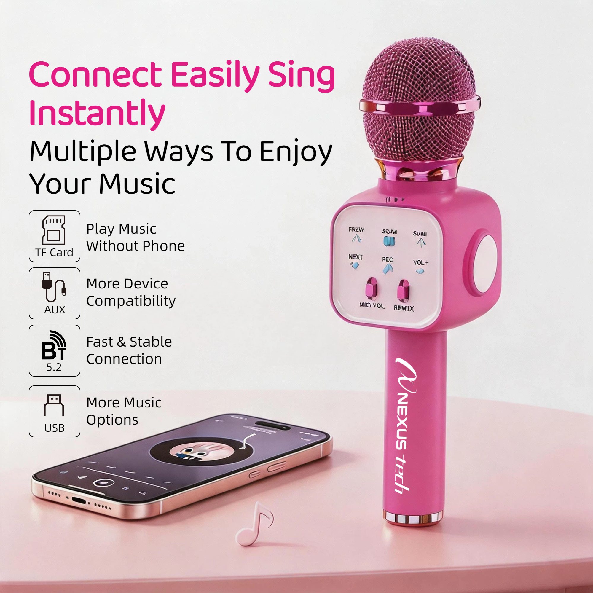 Halloween Premium Wireless Kar - Bluetooth Karaoke Microphone Handheld ulasan dan harga