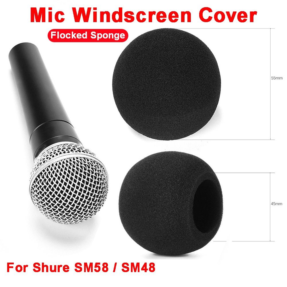 Replacement Mic Windscreen Cov - Microphone Pop Filter Foam Windscreen ulasan dan harga