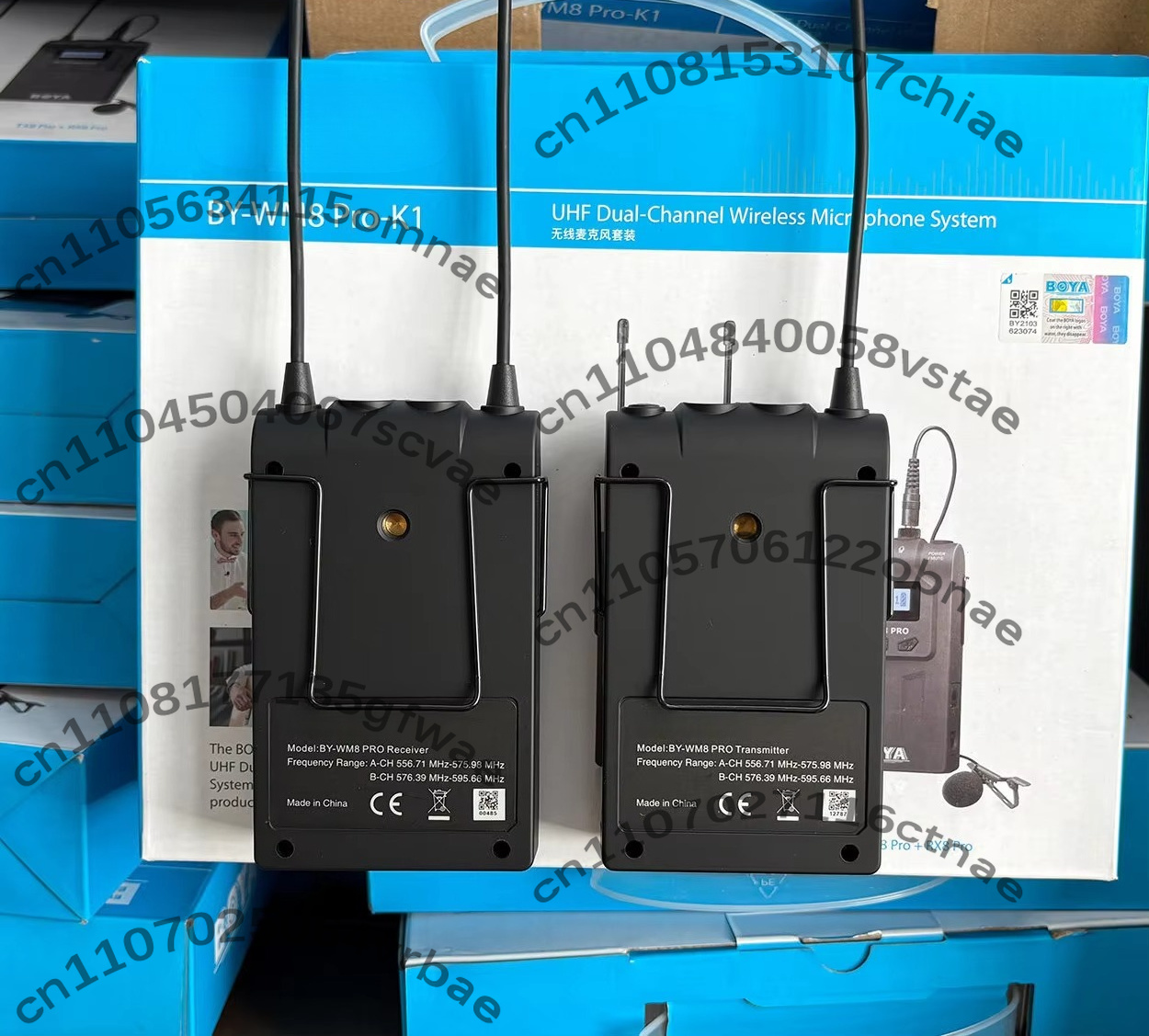 BY-WM8 Pro-K1 wireless lavalie - Wireless Lavalier Microphone Dual Receiver ulasan dan harga