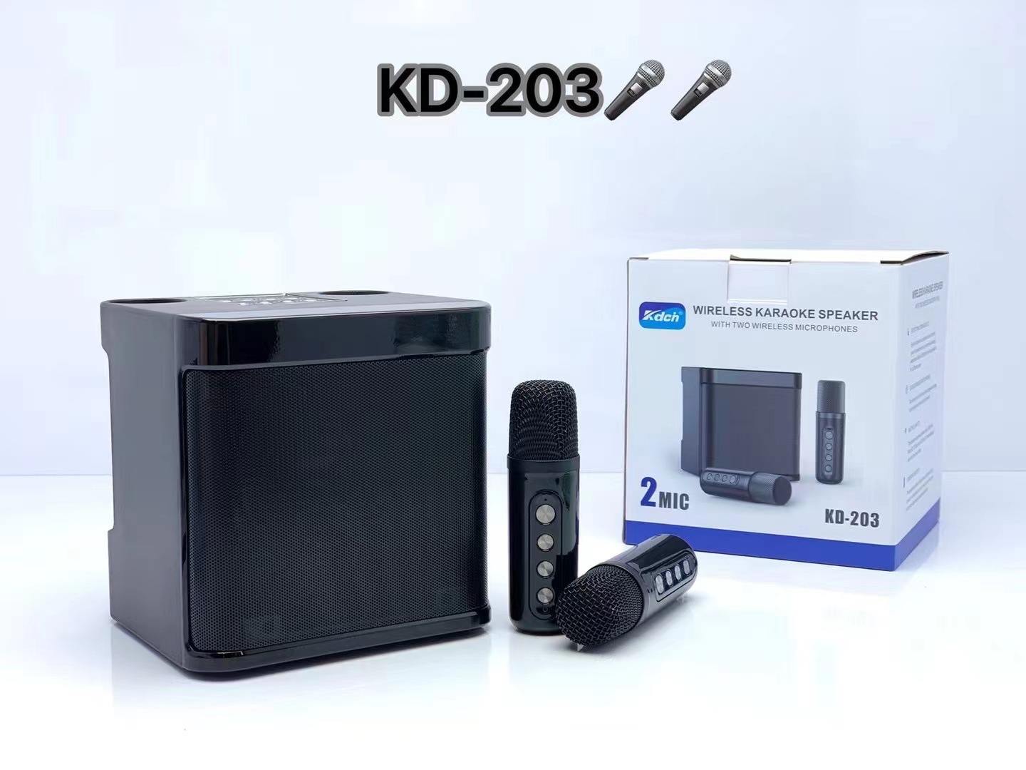 Portable Music Karaoke Machine - Karaoke Machine Portable With 2 Mic ulasan dan harga