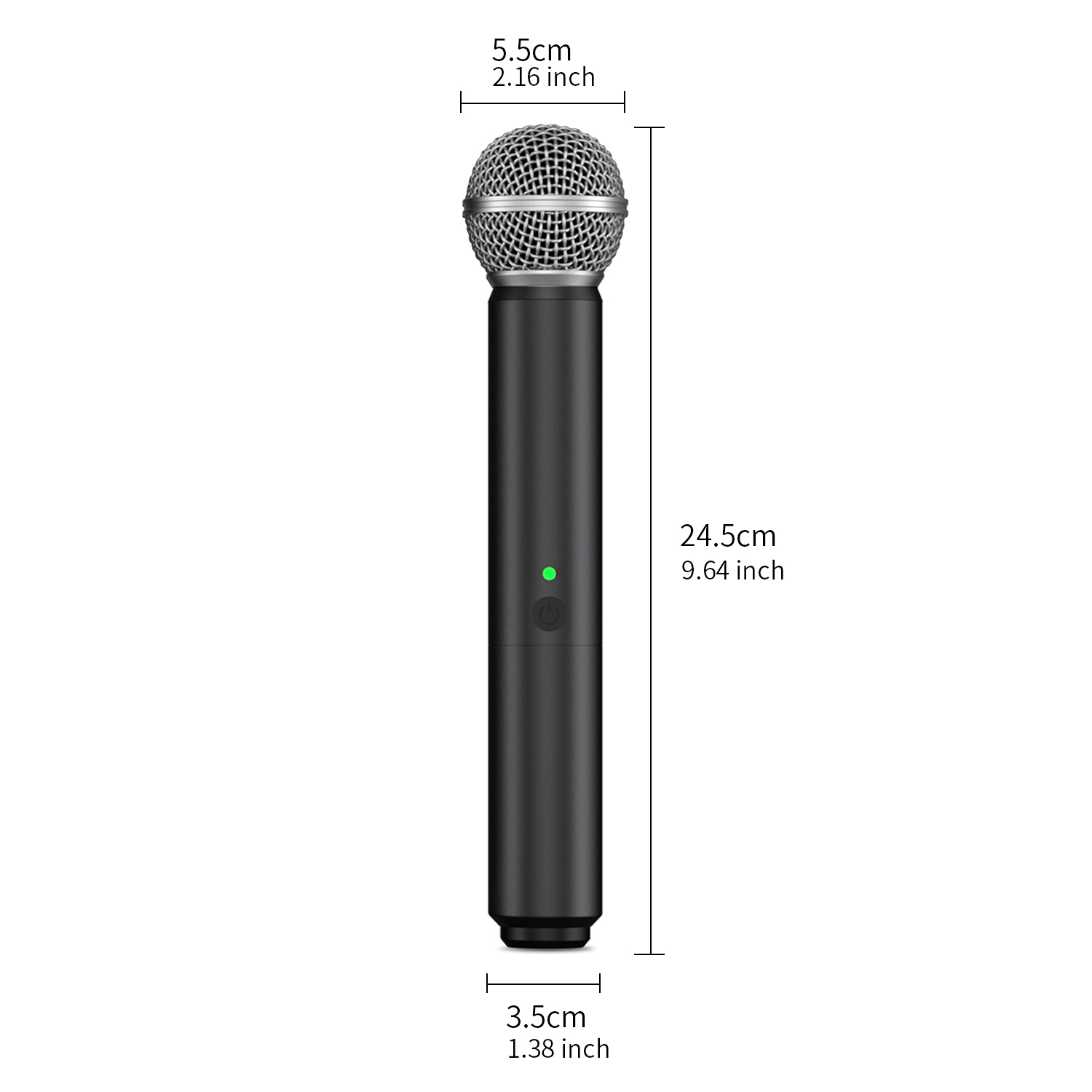 G-MARK UHF Wireless Microphone - Rechargeable Wireless Mic Lithium Battery ulasan dan harga