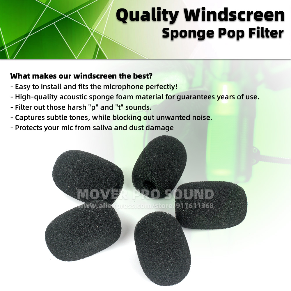 SnapVox Compatible With SHURE  - Microphone Pop Filter Foam Windscreen ulasan dan harga