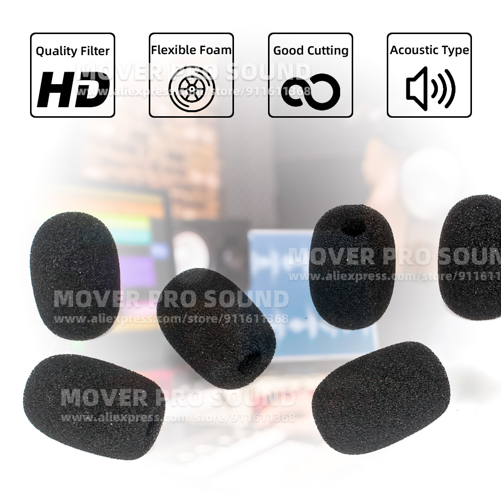 SnapVox Compatible With SHURE  - Microphone Pop Filter Foam Windscreen ulasan dan harga