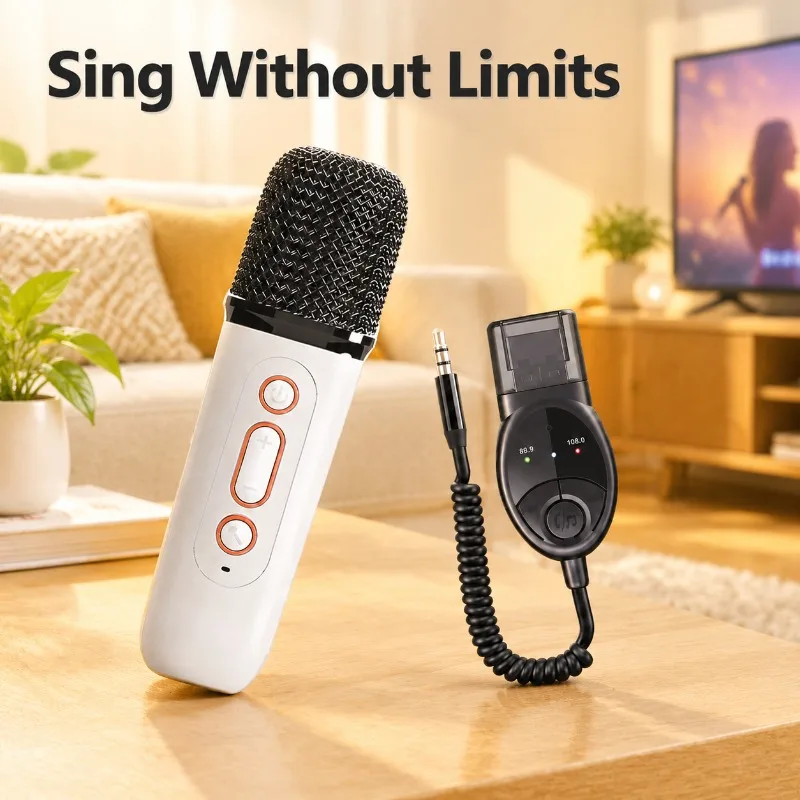 Mic Speaker Integrated Microph - Bluetooth Karaoke Microphone Handheld ulasan dan harga