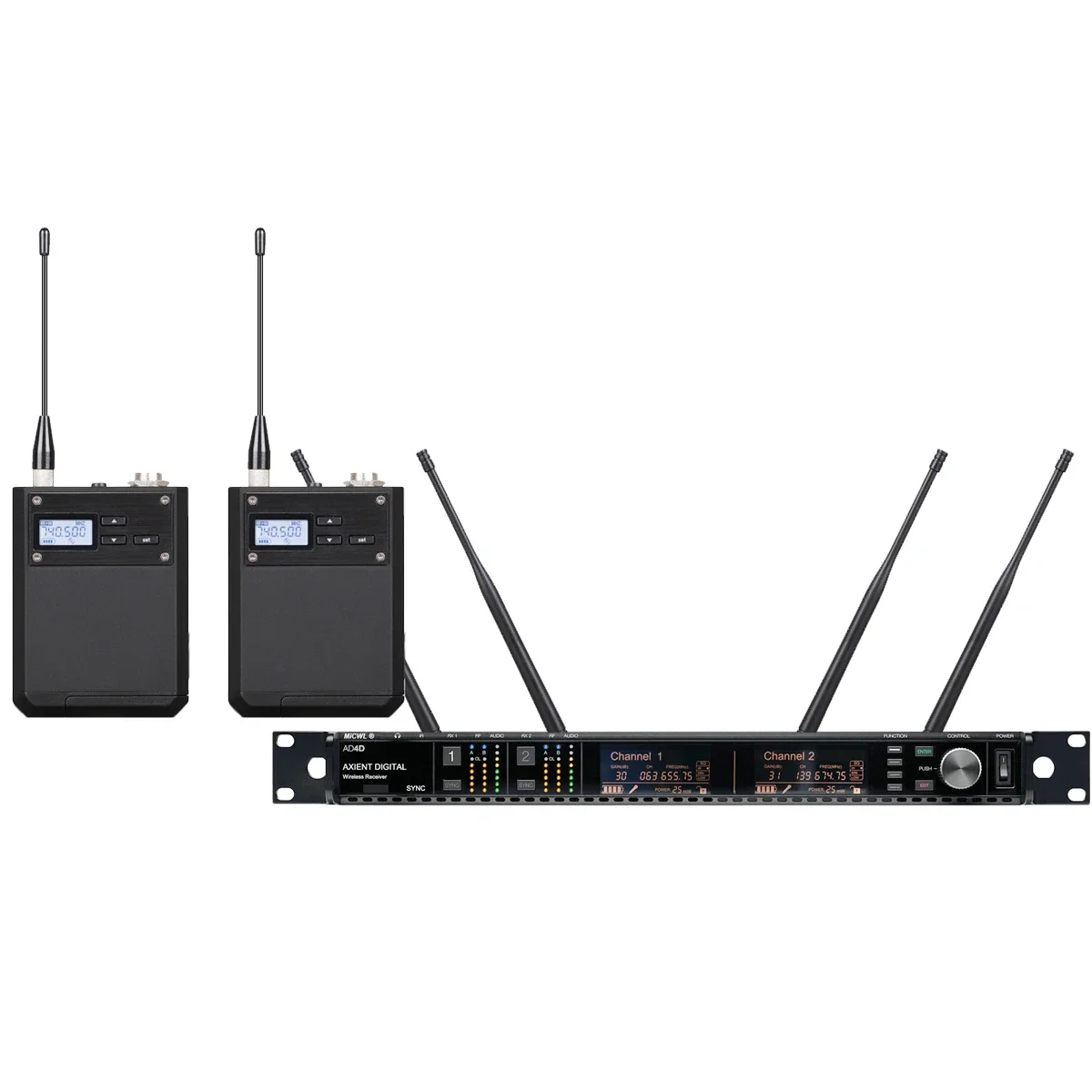 Professional WCM16 Black Cardi - Uhf Wireless Microphone System Dual Channel ulasan dan harga