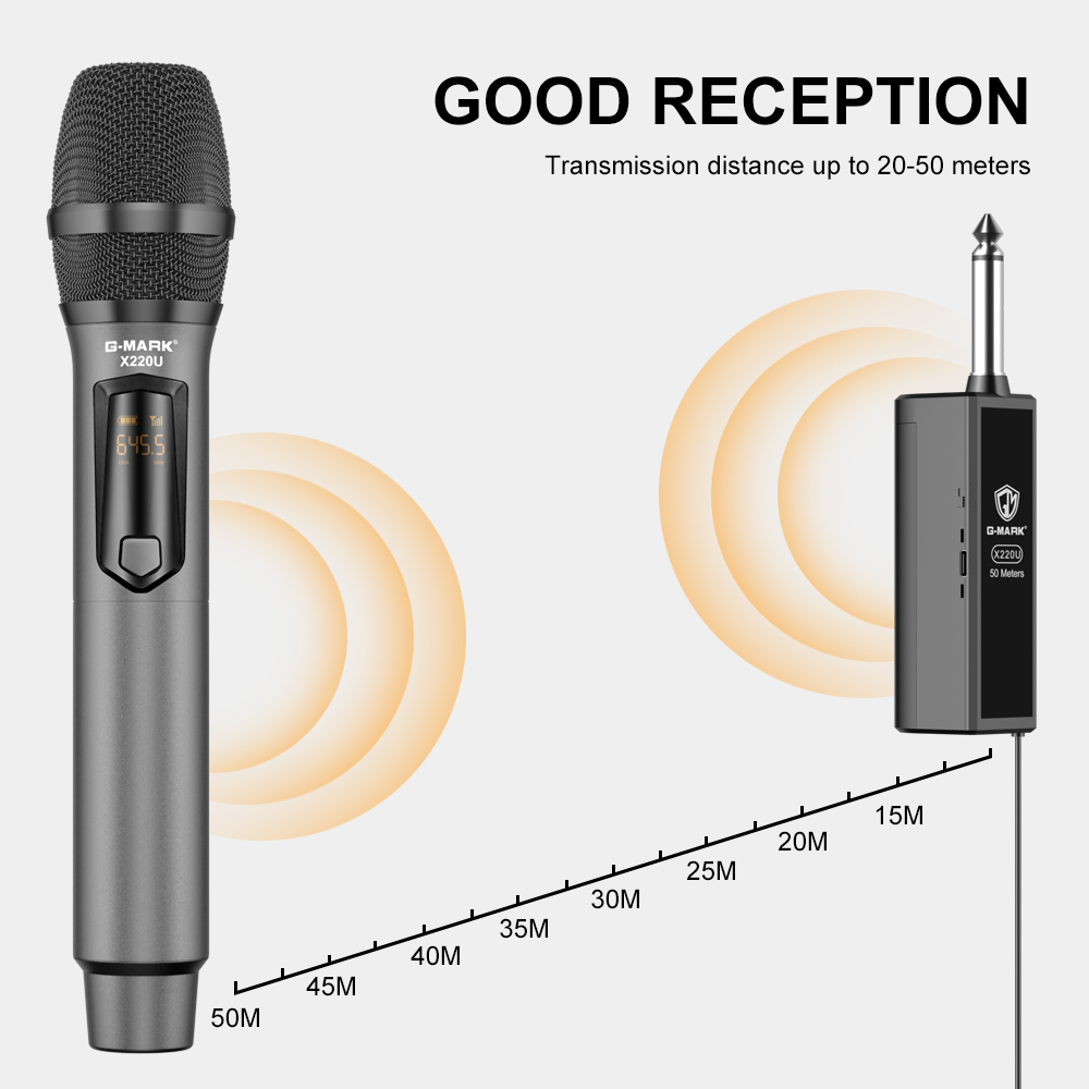 Wireless Microphone G-MARK X22 - Rechargeable Wireless Mic Lithium Battery ulasan dan harga